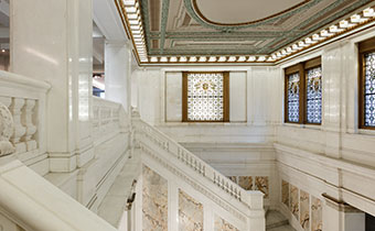 Marble Staircase at Kimpton Hotel Monaco Baltimore