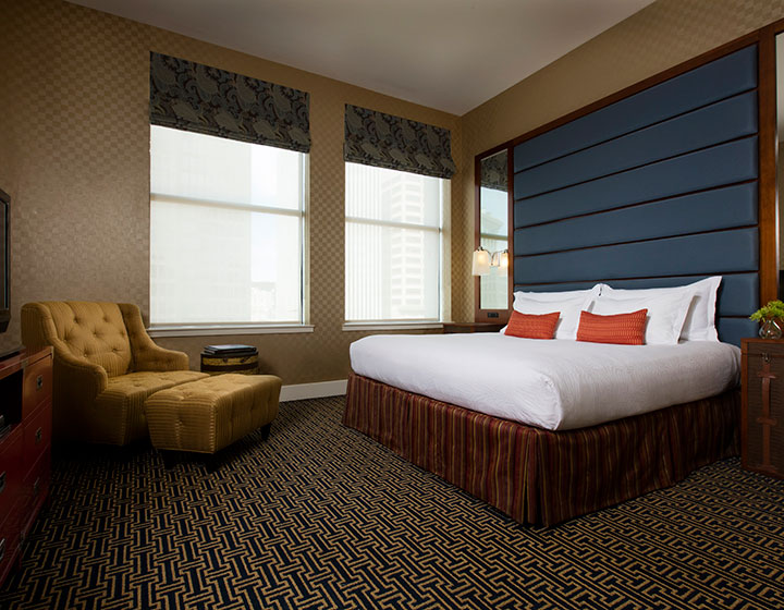Kimpton Monaco Baltimore Hotel King Guestroom prior to renovation