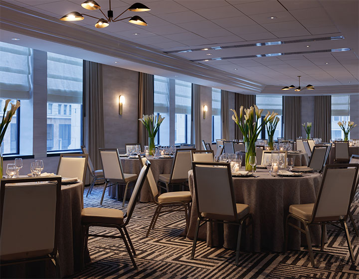 Kimpton Monaco Baltimore Hotel Paris Ballroom after renovation